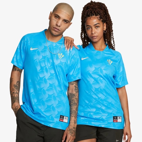 Nike Other - Nike x NOCTA Distant Regards Turks & Caicos Soccer Jersey - Blue Glow - Size L